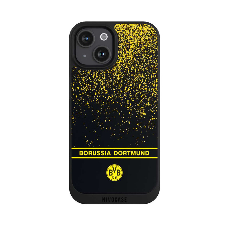 iPhone 15 NIVOpure BVB Farbverlauf Schwarz