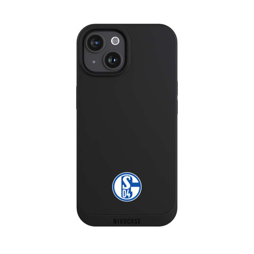 Apple iPhone 15 NIVOpure FC Schalke 04 Logo Klein Transparent