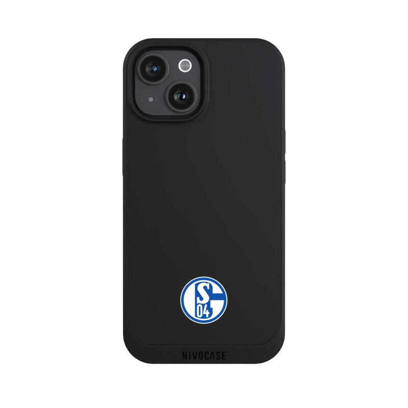iPhone 15 NIVOpure FC Schalke 04 Logo Klein Transparent