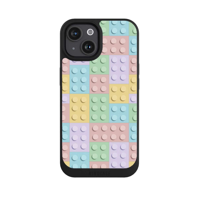 iPhone 15 NIVOpure Modèle de blocs colorés
