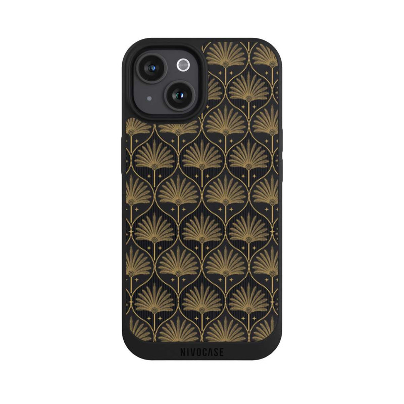 iPhone 15 NIVOpure Art Deco Blätter