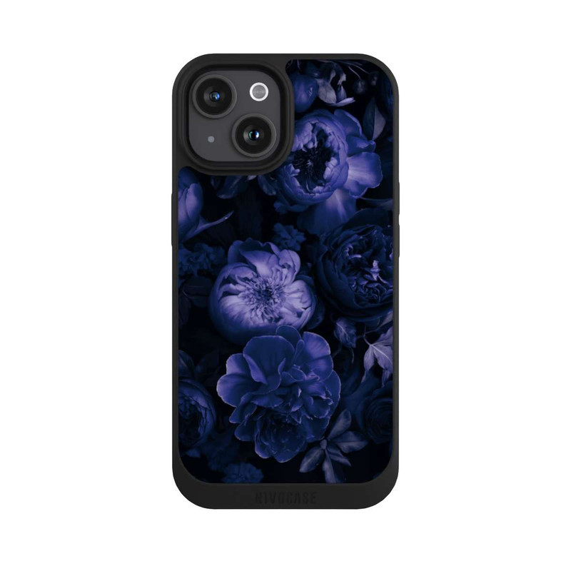 iPhone 15 NIVOpure Victorian Grandeur Large Flowers Purple With AI