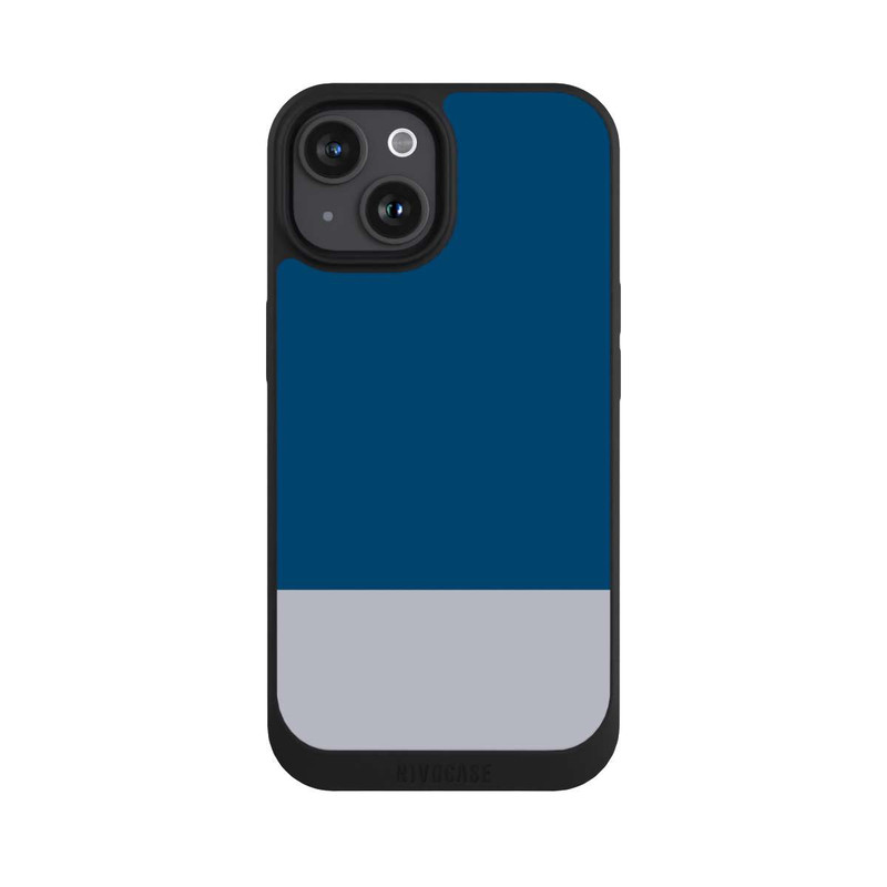 iPhone 15 NIVOpure Dunkelblau Grau Farbkombi