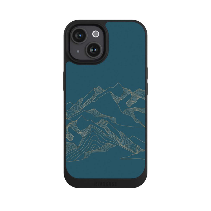 iPhone 15 NIVOpure Berglandschaft blau