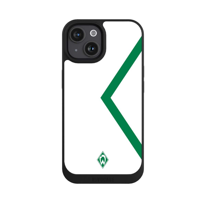 iPhone 15 NIVOpure Werder Bremen Rautenelement Grün