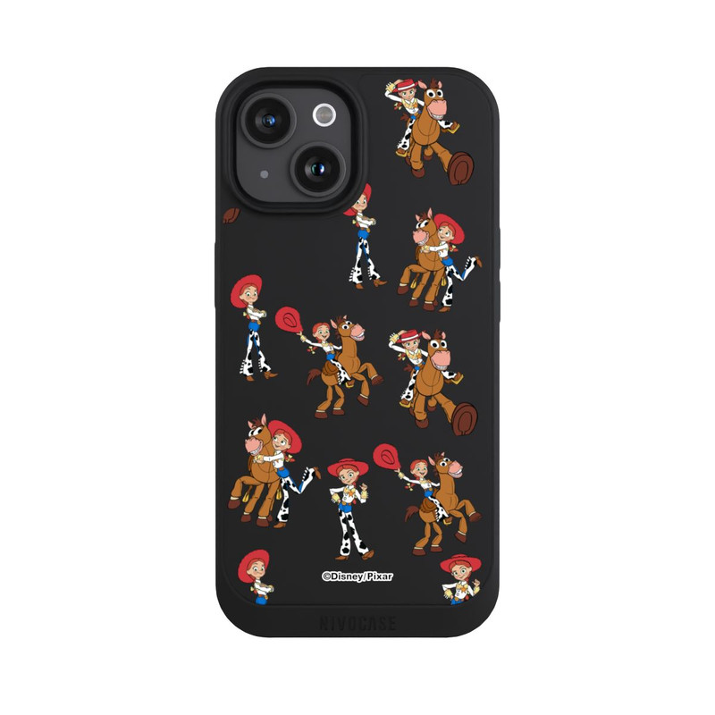 iPhone 15 NIVOpure Toy Story 5 Jessie Cowboy Pattern Transparent