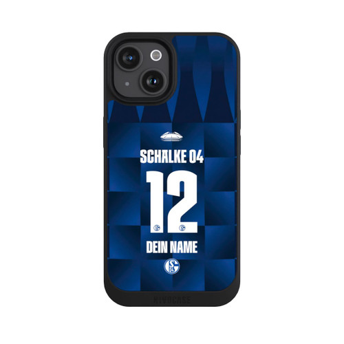 Apple iPhone 15 NIVOpure Schalke 04 Trikot Personalisierbar 26-27