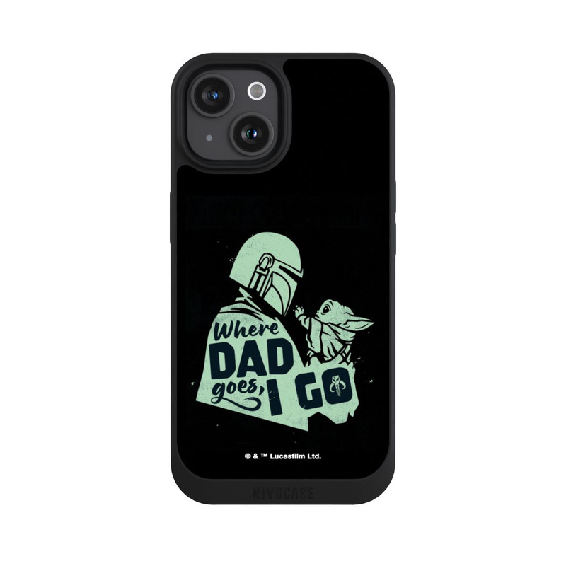 iPhone 15 NIVOpure Grogu - Where dad goes,I go