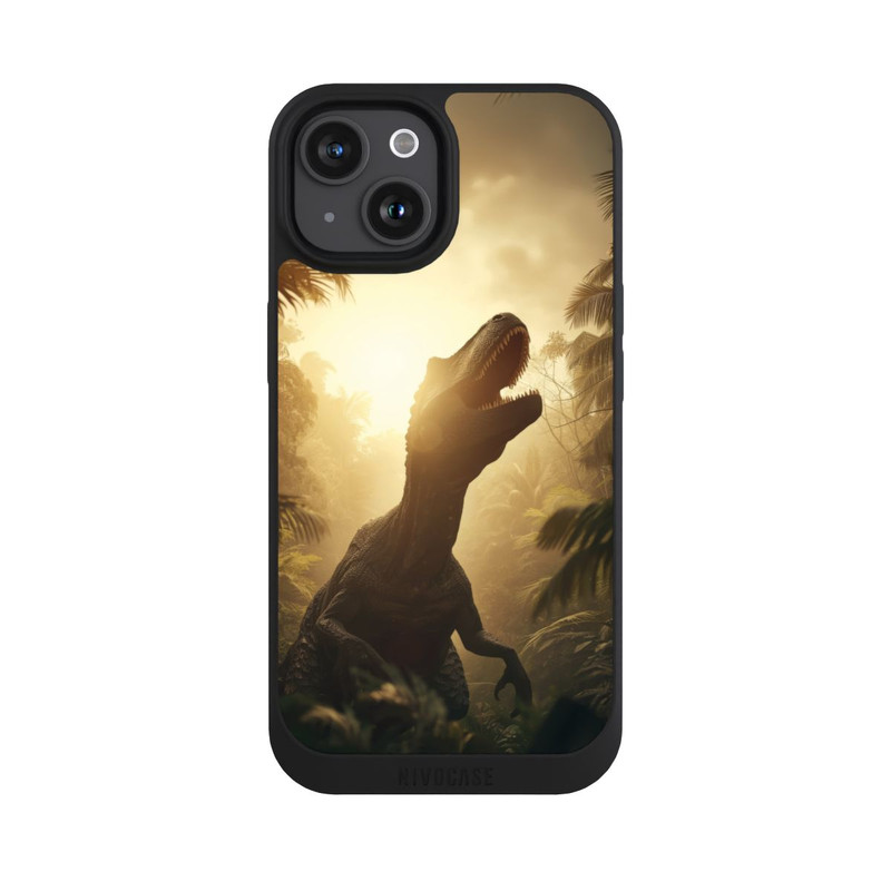 iPhone 15 NIVOpure Dinosaurier im Urwald mit KI