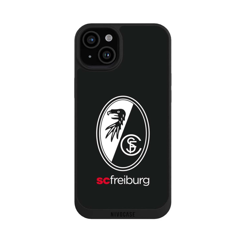 iPhone 15 Plus NIVOpure SC Freiburg Wappen Schwarz