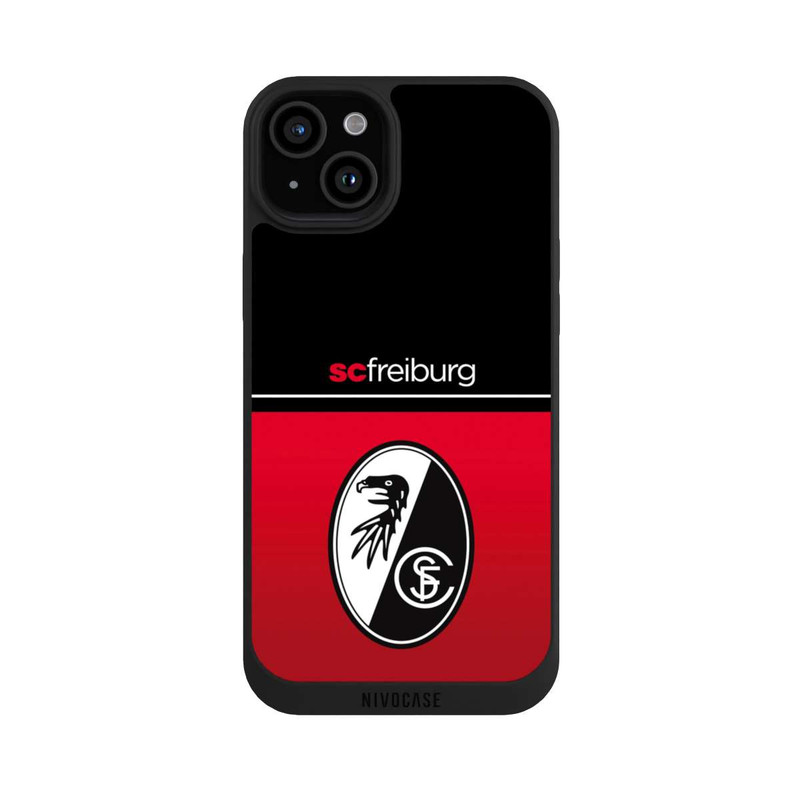 iPhone 15 Plus NIVOpure SC Freiburg - Schwarz Rot