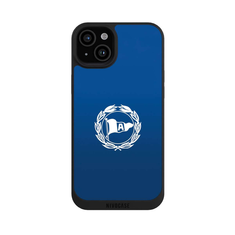 iPhone 15 Plus NIVOpure DSC Arminia Bielefeld Logo Weiss