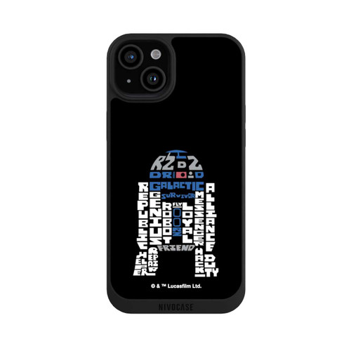 Apple iPhone 15 Plus NIVOpure R2-D2 Typo Grafisch