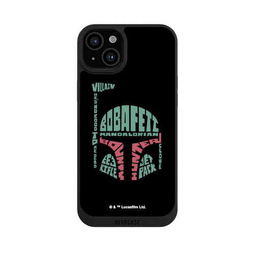 Apple iPhone 15 Plus NIVOpure Boba Fett Typo Grafisch