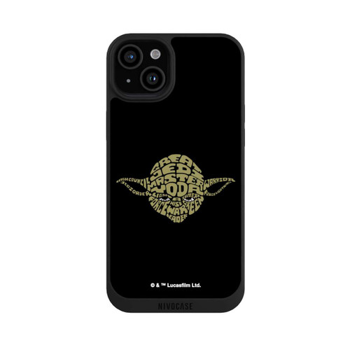Apple iPhone 15 Plus NIVOpure Yoda Typo Grafisch