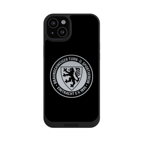 Apple iPhone 15 Plus NIVOpure Eintracht Braunschweig Schwarz Silber