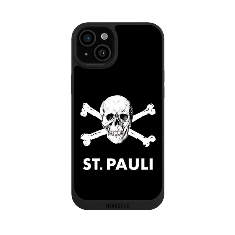 iPhone 15 Plus NIVOpure FC St.Pauli WhiteSkull