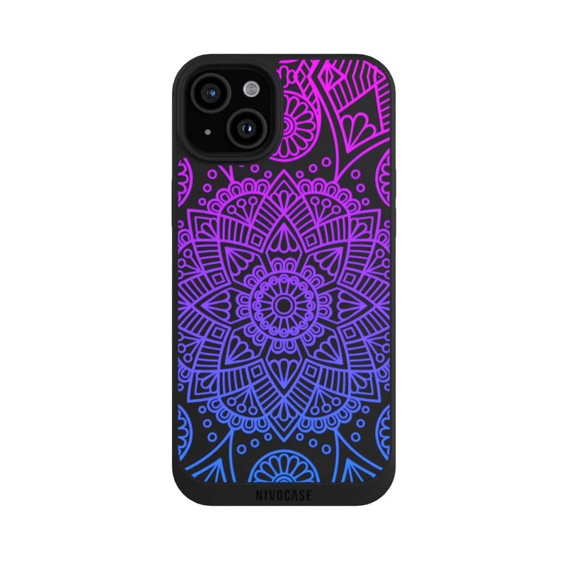 iPhone 15 Plus NIVOpure Mandala Circles transparent