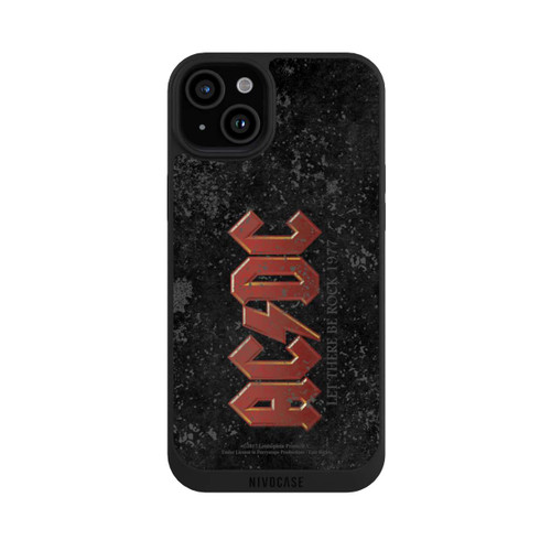 Apple iPhone 15 Plus NIVOpure ACDC Let There Be Rock Anthrazit