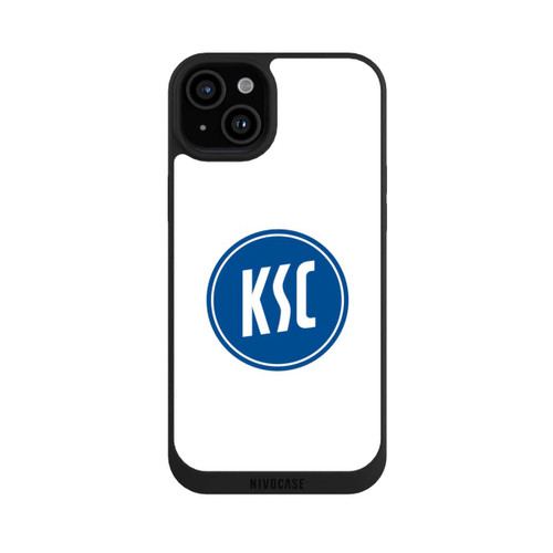 Apple iPhone 15 Plus NIVOpure KSC Logo auf Weiß