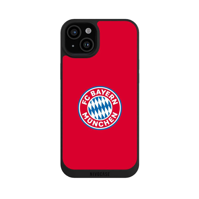 iPhone 15 Plus NIVOpure FCB Logo auf Rot