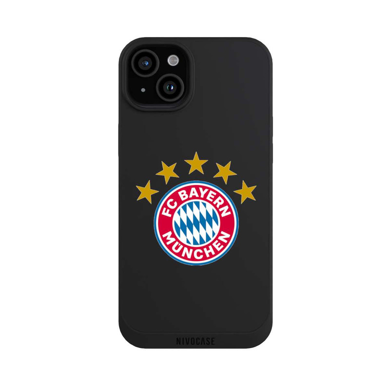 iPhone 15 Plus NIVOpure FCB Logo mit Sterne - ohne Hintergrund