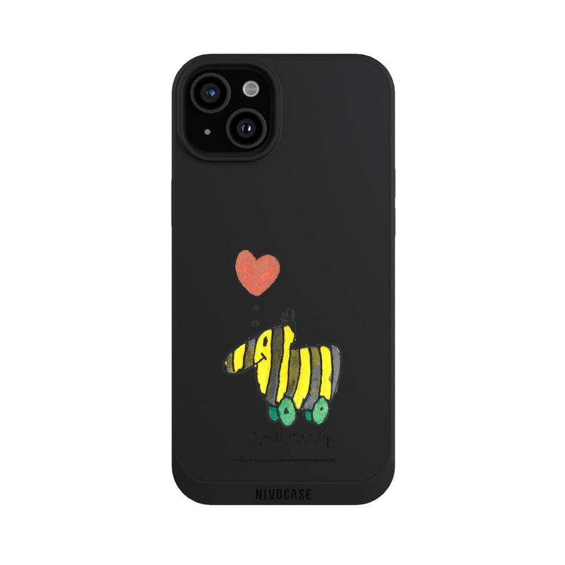 iPhone 15 Plus NIVOpure Tigerente Herz transparent