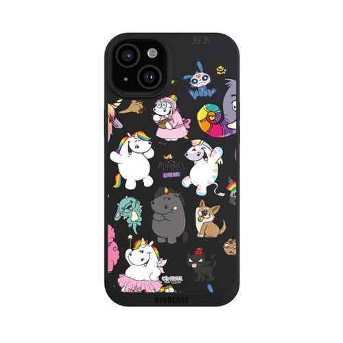 Apple iPhone 15 Plus NIVOpure Friends Sammelbild ohne Hintergrund