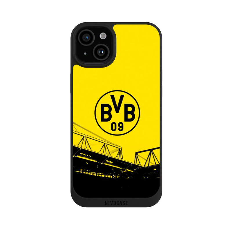 iPhone 15 Plus NIVOpure Stade Noir-Jaune- BVB
