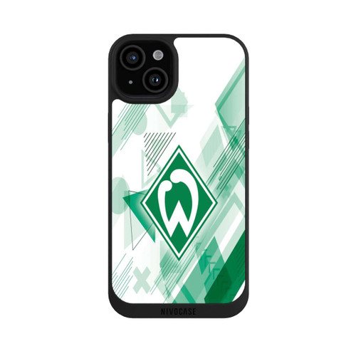 Apple iPhone 15 Plus NIVOpure Weiße Grafikelemente - Werder Bremen
