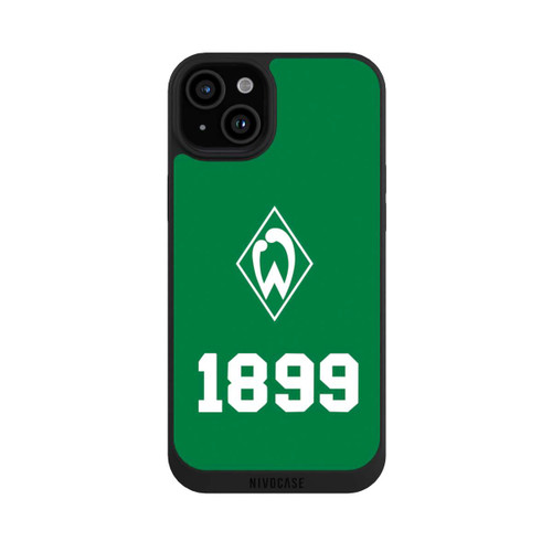 Apple iPhone 15 Plus NIVOpure 1899 Grün-Weiß Lebenslang Grün - Werder Bremen