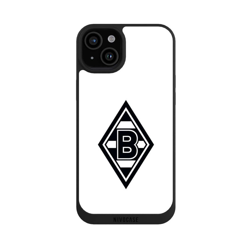iPhone 15 Plus NIVOpure Borussia Raute Weiss