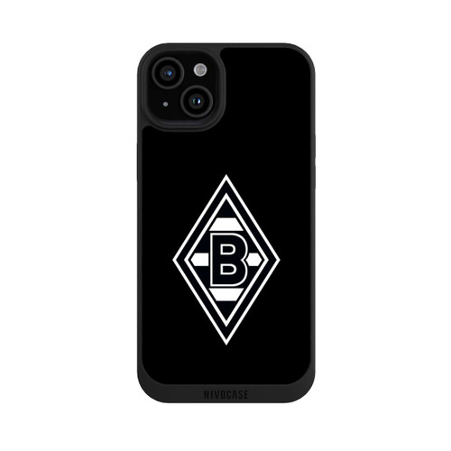 Apple iPhone 15 Plus NIVOpure Borussia Raute Schwarz