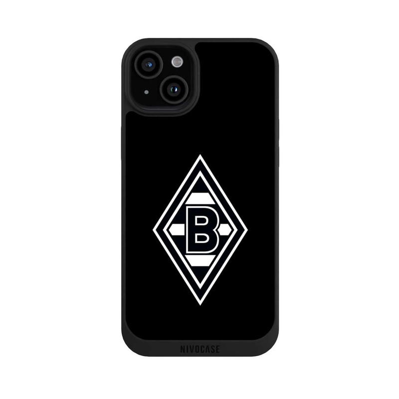 iPhone 15 Plus NIVOpure Borussia Raute Schwarz