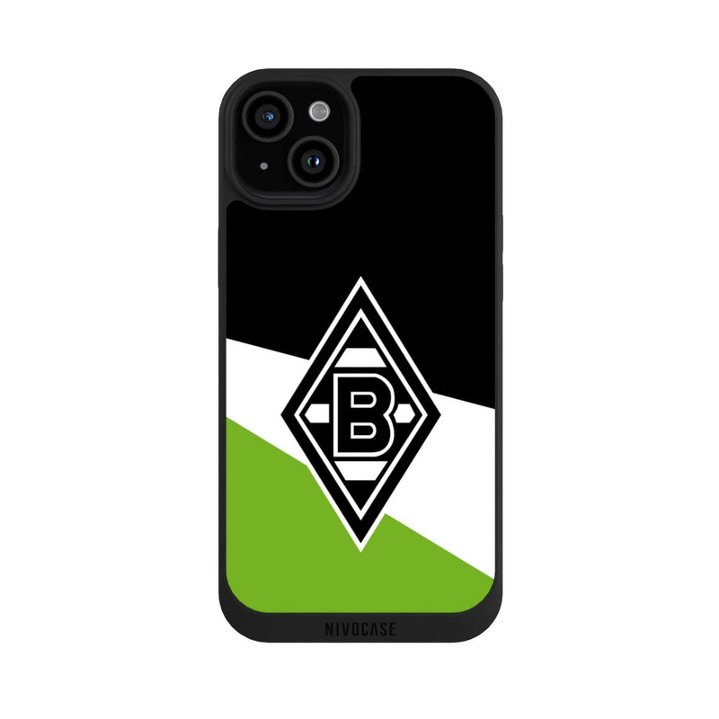iPhone 15 Plus NIVOpure Borussia Schwarz-Weiss-Grün