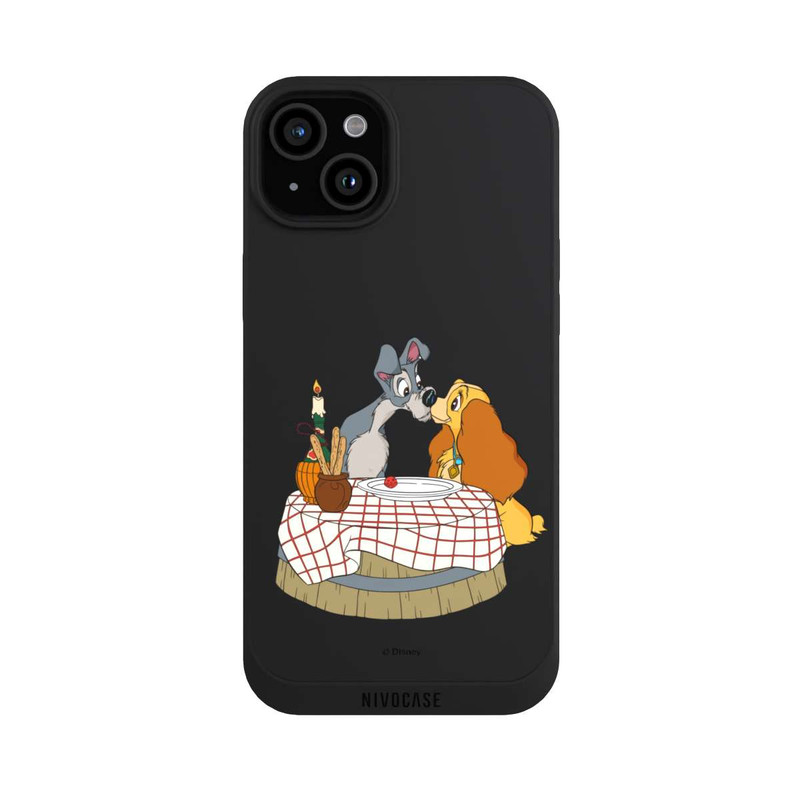 iPhone 15 Plus NIVOpure La Belle et la Bête Bisous Transparent