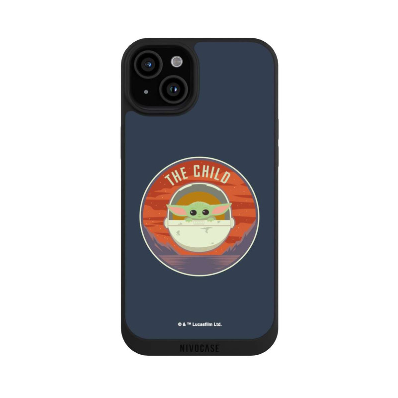 iPhone 15 Plus NIVOpure The Child Badge bleu