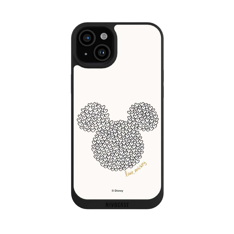 iPhone 15 Plus NIVOpure Micky Black and White
