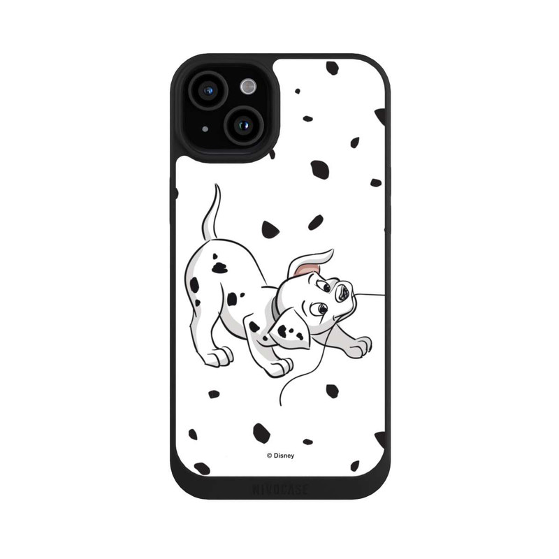iPhone 15 Plus NIVOpure Couple Dalmatian Left