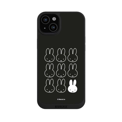 Apple iPhone 15 Plus NIVOpure Miffy Noir et Blanc
