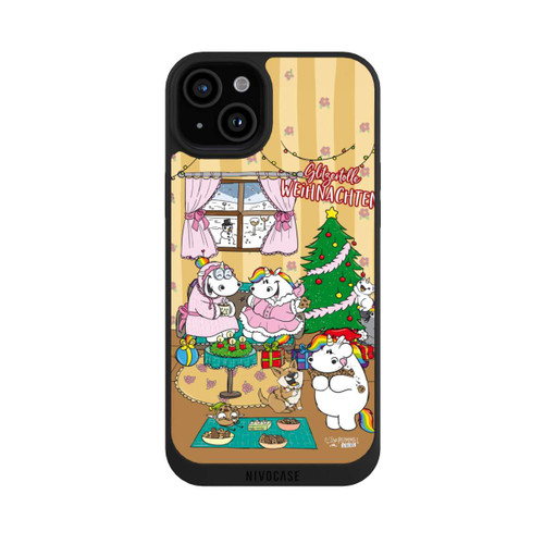 Apple iPhone 15 Plus NIVOpure Glitzertolle Weihnachten