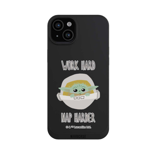 Apple iPhone 15 Plus NIVOpure The Child Work Hard Nap Harder Transparent