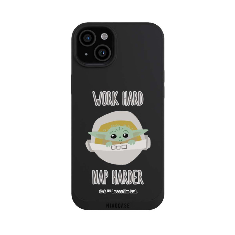 iPhone 15 Plus NIVOpure The Child Work Hard Nap Harder Transparent