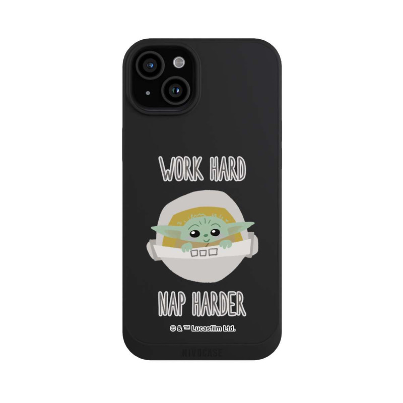 iPhone 15 Plus NIVOpure The Child Work Hard Nap Harder Transparent