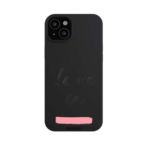 Apple iPhone 15 Plus NIVOpure La vie en Rose sans Fond