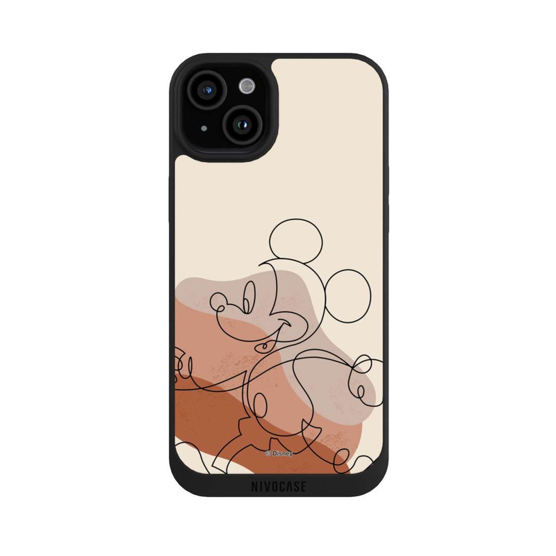 iPhone 15 Plus NIVOpure Micky Abstract Lineart