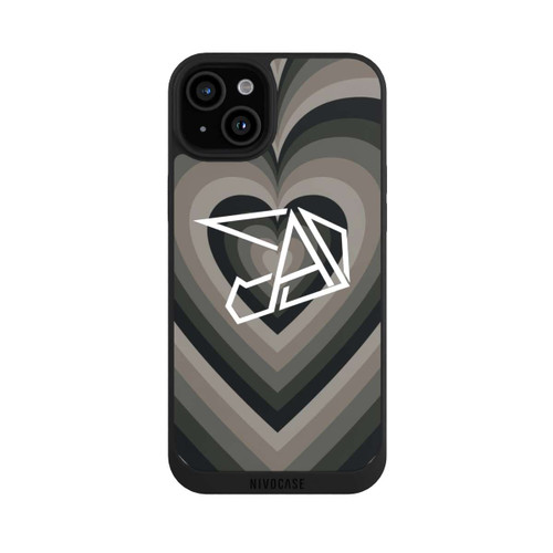 Apple iPhone 15 Plus NIVOpure Herz Grau
