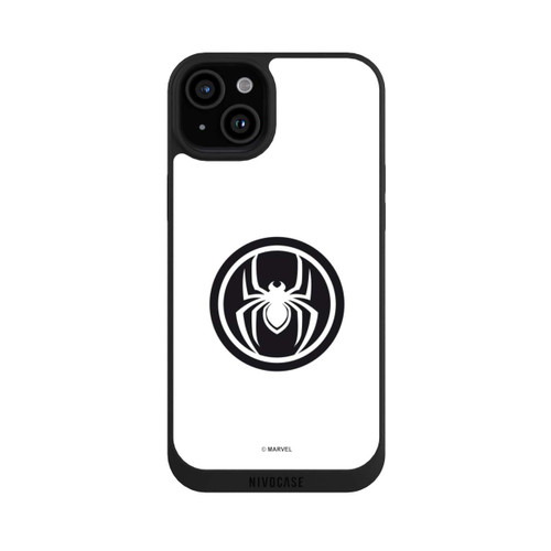 Apple iPhone 15 Plus NIVOpure Spider-Man Logo White
