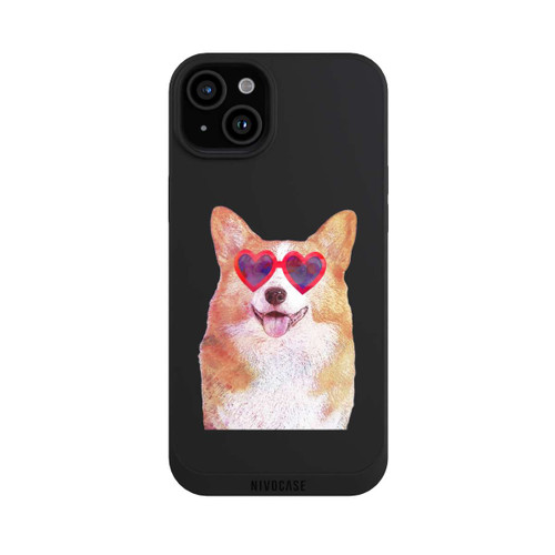 Apple iPhone 15 Plus NIVOpure Cute Corgi Transparent