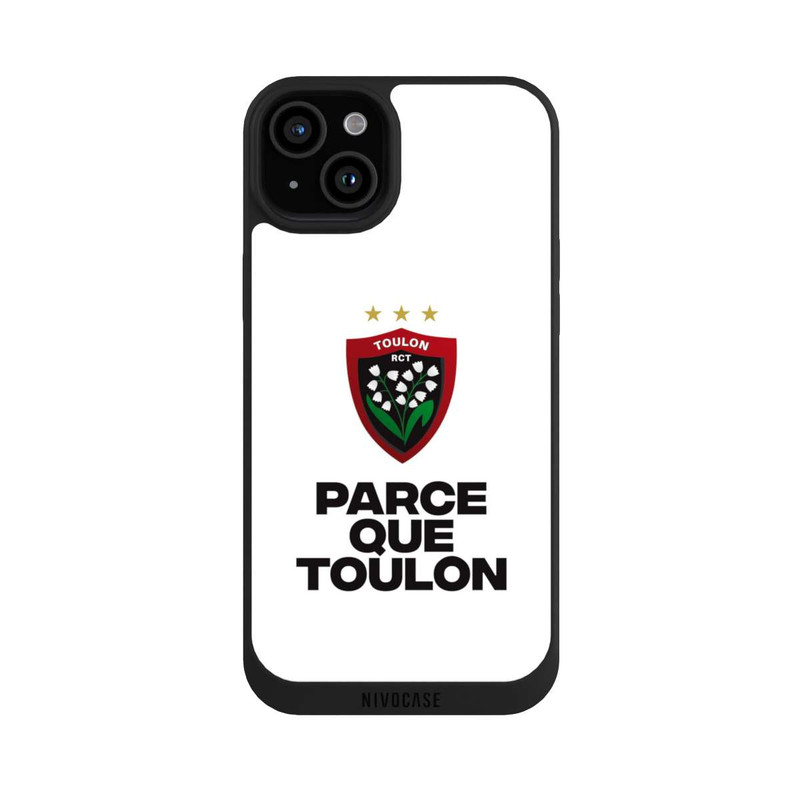 iPhone 15 Plus NIVOpure Parce Que Toulon Blanc
